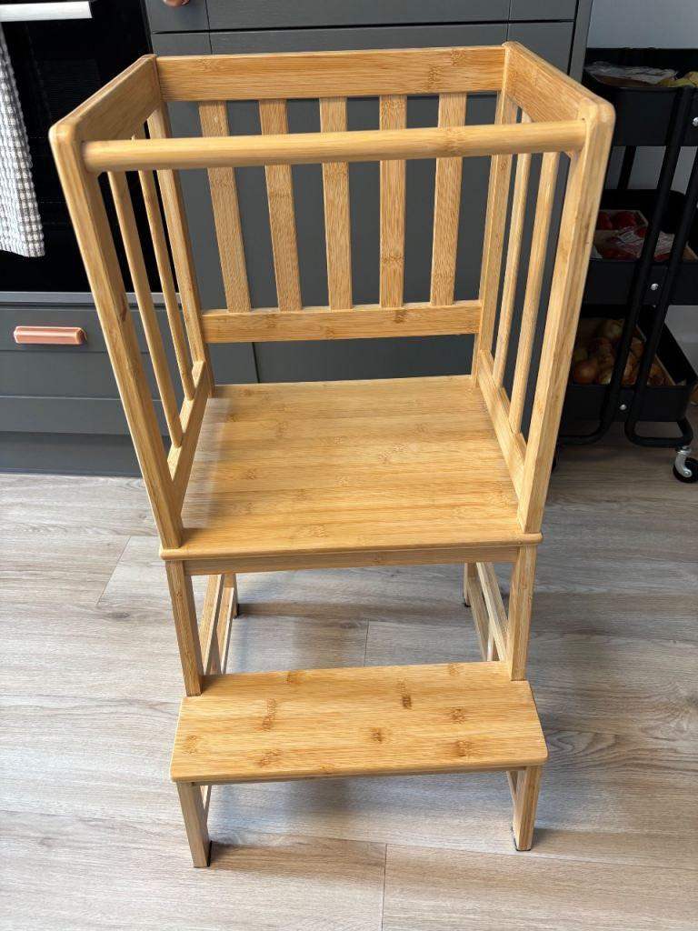 Wooden Kids Learning Tower – As Good As New