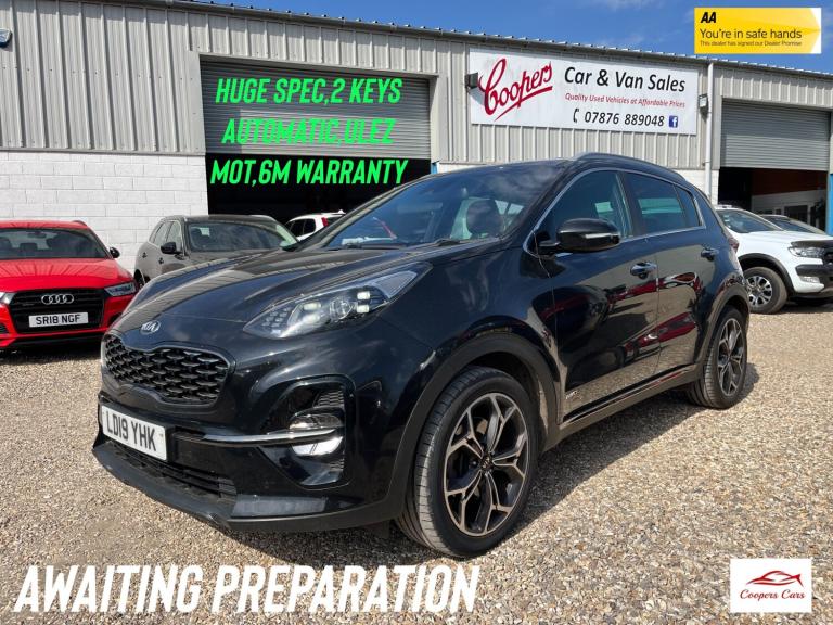 2019 Kia Sportage 1.6T GDi ISG GT-Line 5dr DCT Auto [AWD] SUV Petrol Automatic