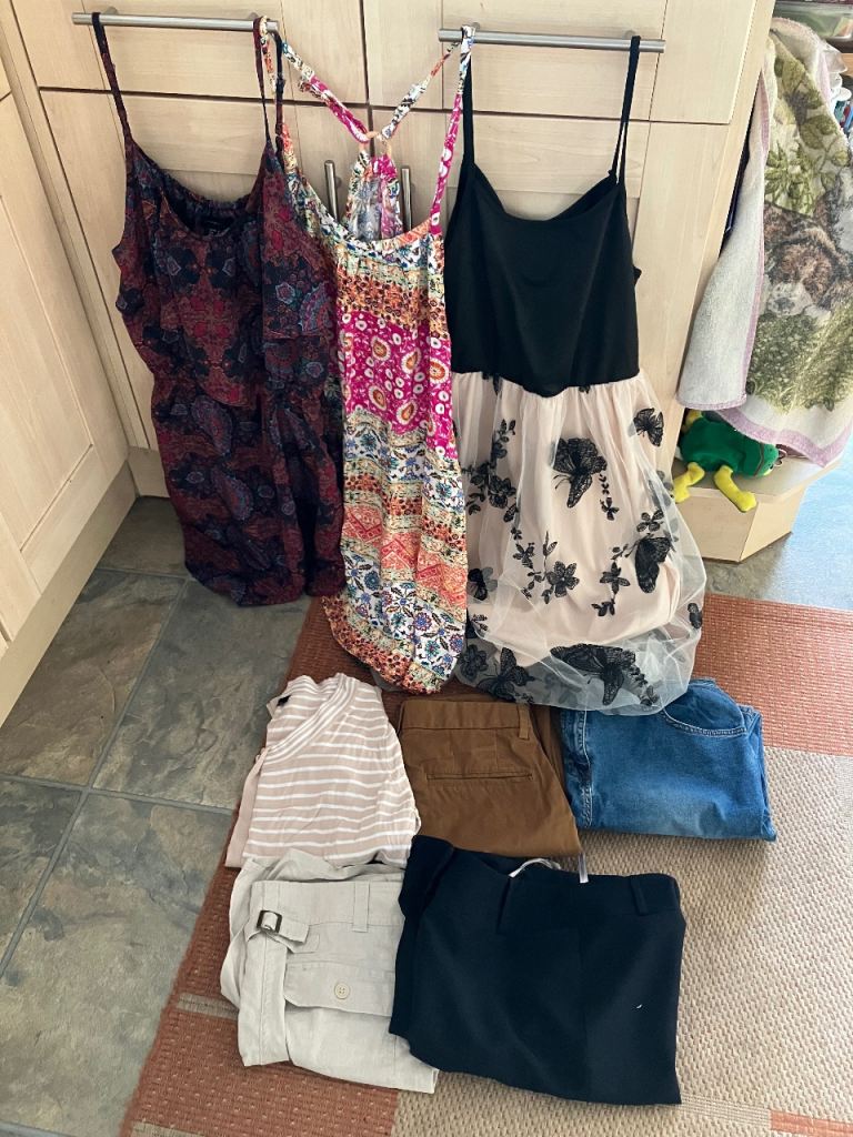 Clothes bundle 12-16  mostly12 and 2 coats one as new