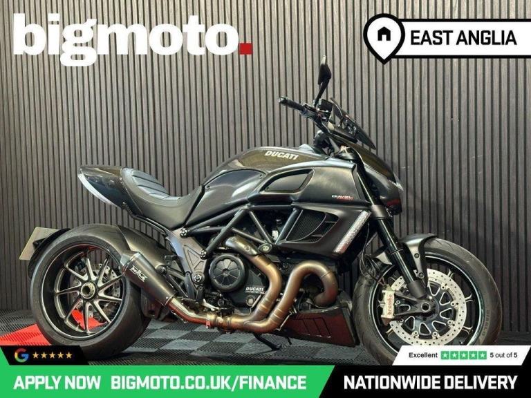 2012 62 DUCATI DIAVEL CARBON FINANCE SPECIALISTS APPLY NOW