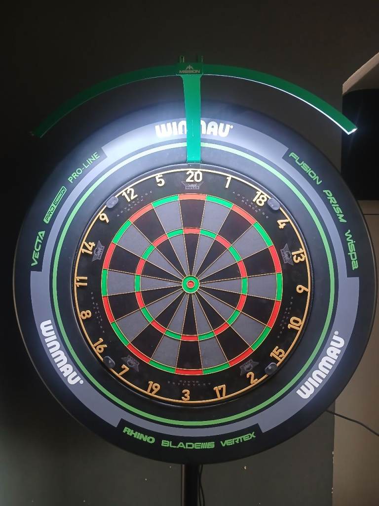 Full darts set up