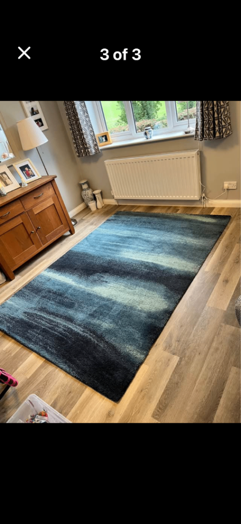 IKEA SÖNDERÖD Blue Rug – Excellent Condition