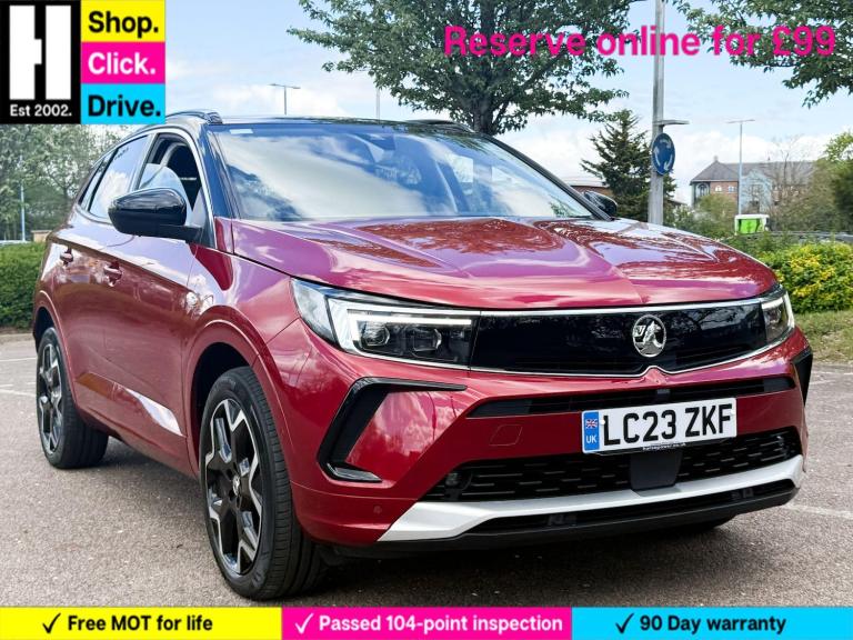 2023 Vauxhall Grandland 1.2 Turbo Elite SUV 5dr Petrol Auto Euro 6 (s/s) (130 ps) HATCHBACK Petro...