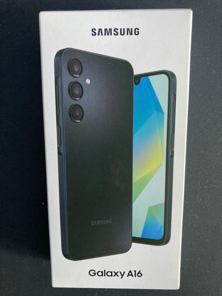 Samsung Galaxy A16 – Black, Brand New in Box