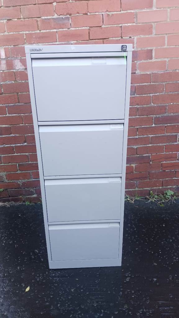 BISLEY 4 DRAW FILING CABINET 