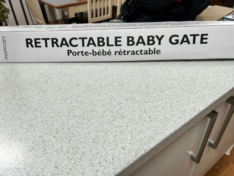 Retractable stair gate new in box