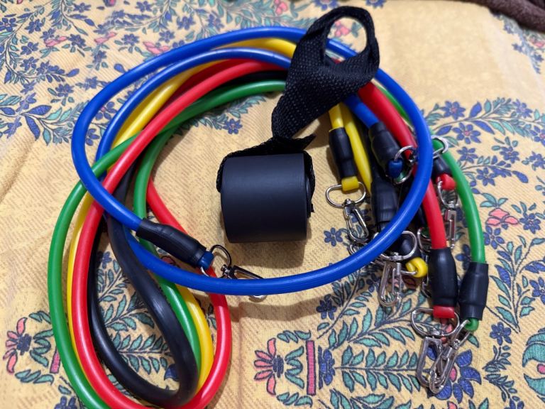 Resistance Band Set with Handles – Good Condition