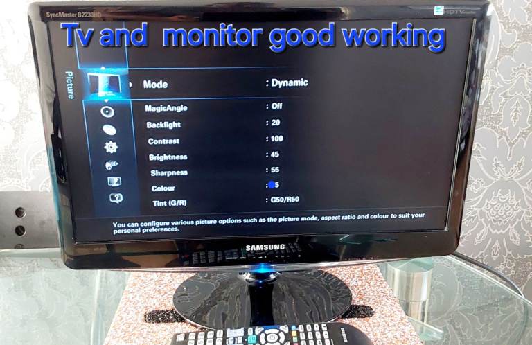Samsung tv and monitor  good working (can  Deliver local)