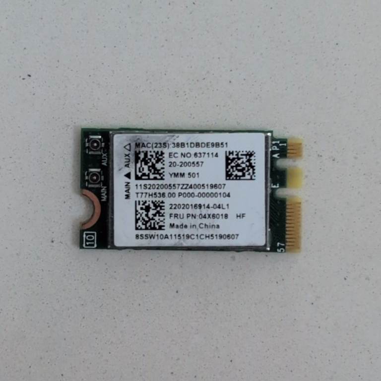 M.2 2230 Wireless Card 802.11ac 433Mbps for Lenovo ThinkPad NCB937714 04X6018