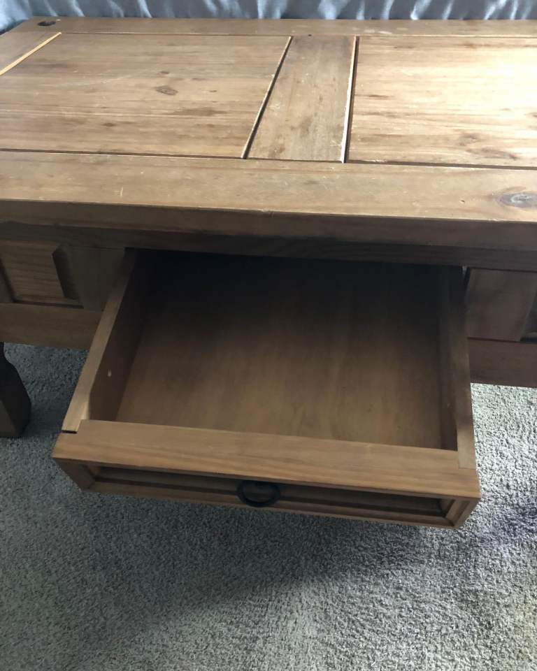  Rustic  mexican style TV table 