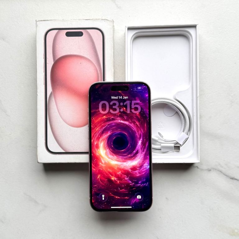 iPhone 15 128Gb Unlocked (Good Condition) With Box & Charger