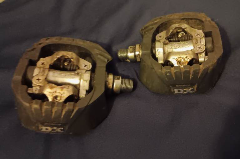 Shimano DX SPD nylon platform MTB pedals M-647