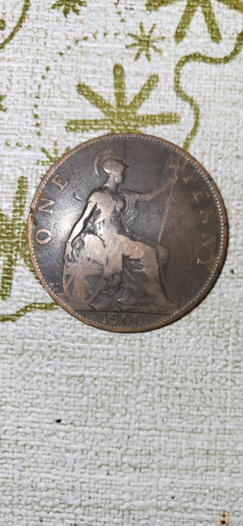 Rare Queen Victoria Penny dated 1900