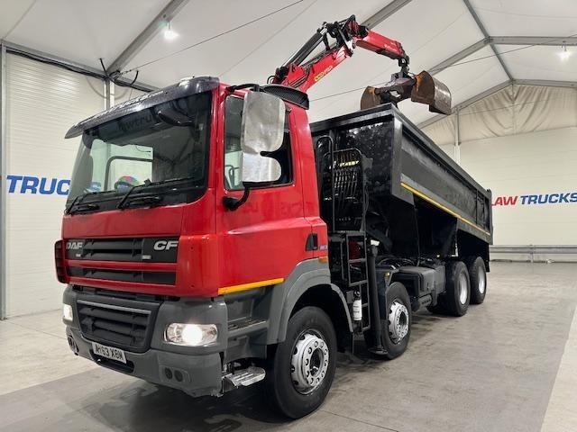 DAF CF85 360 8x4 Day Cab Steel Tipper Grab