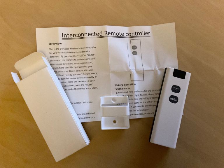 BRAND NEW IN BOX INTERCONNECTED SMOKE HEAT ALARM REMOTE CONTROL