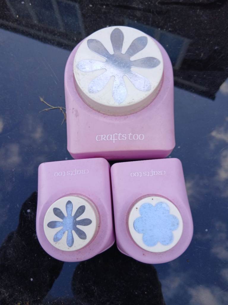 Crafts Too Paper Punches - 3 Flower Designs