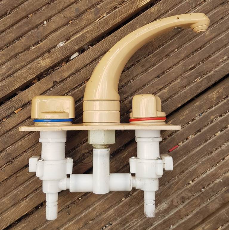 WHALE and other - various used mixer taps for camper caravan motorhome boat.