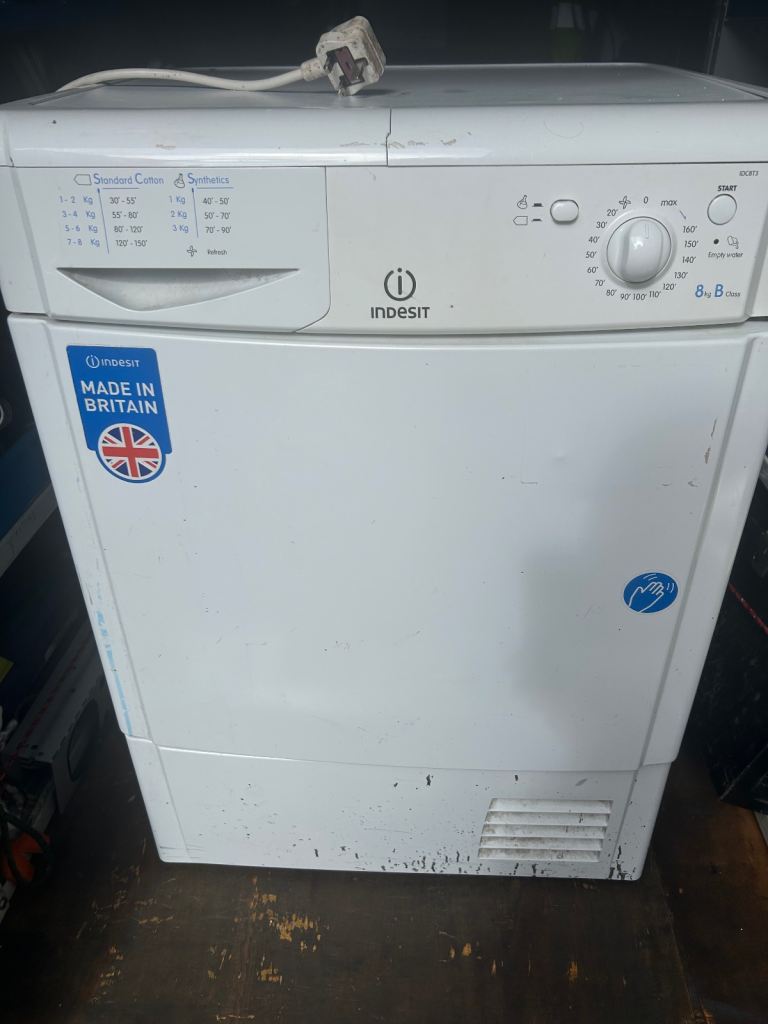 Free Indesit Tumble Dryer – White, Spares or Repair 