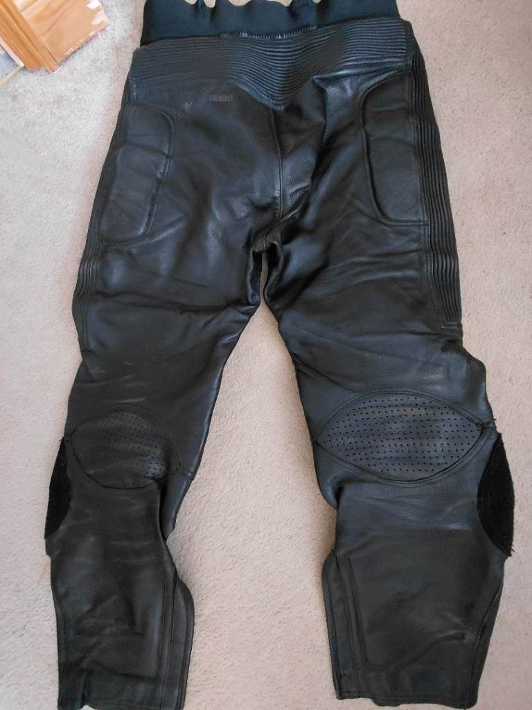Frank thomas leather bike trousers 