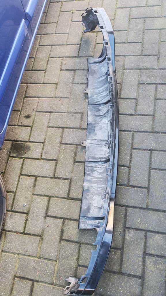 Audi A7 S7 Rear Diffuser RS7 Look Gloss Black with Black Tips