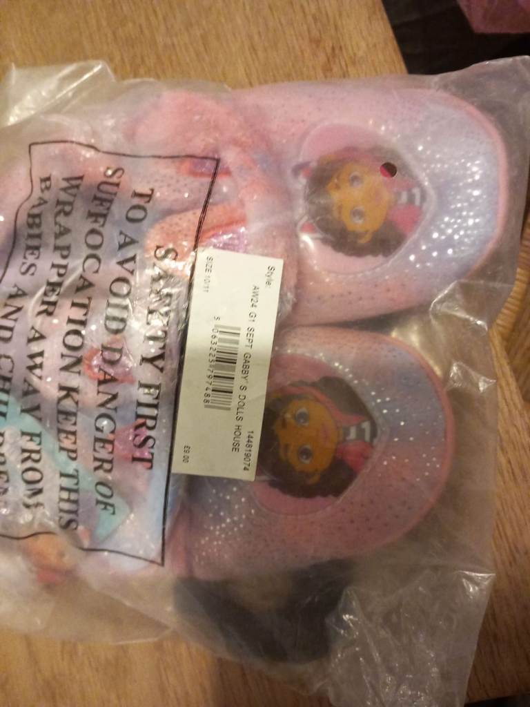 Gabby's doll house slippers