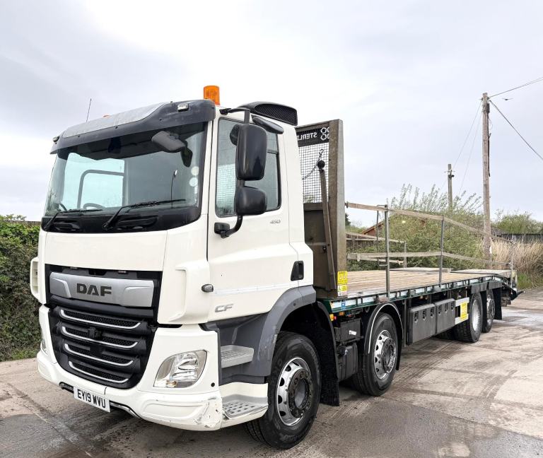 2019 DAF CF450 PLANT RECOVERY BEAVERTAIL WINCH 32 TON CHEESE WEDGE RAMPS EURO-6