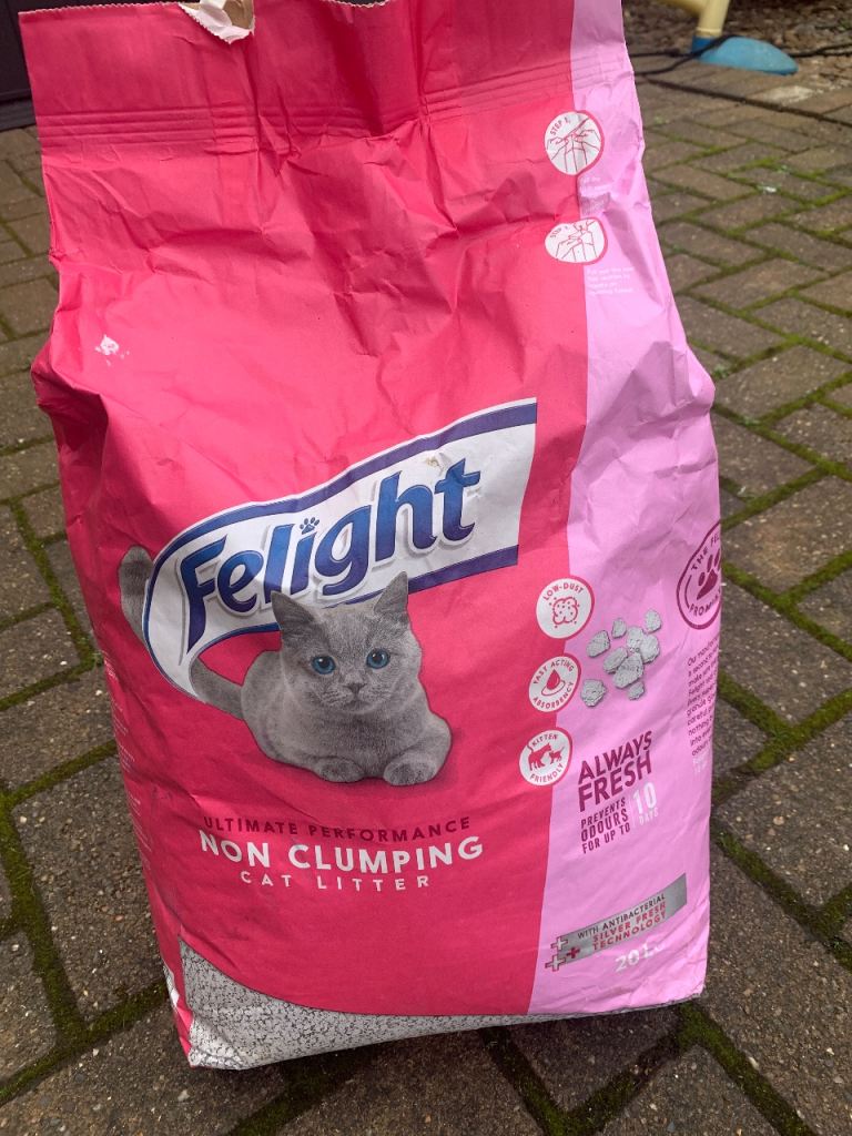 20 l Felight non clumping cat litter
