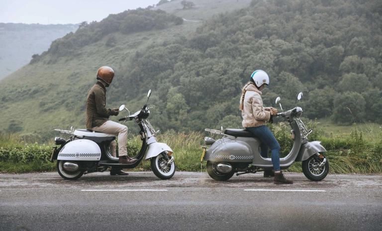 AJS MODENA 125 CVT EURO 5 2025 Petrol Automatic in Orange