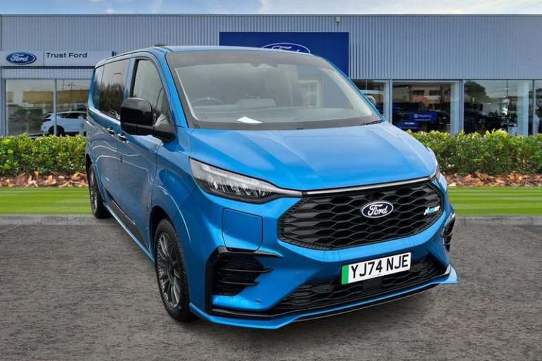 2024 Ford E-Transit 320 MSRT AUTO L1 SWB Double Cab In Van RWD 210kW 65kWh Low Roof Automatic Com...