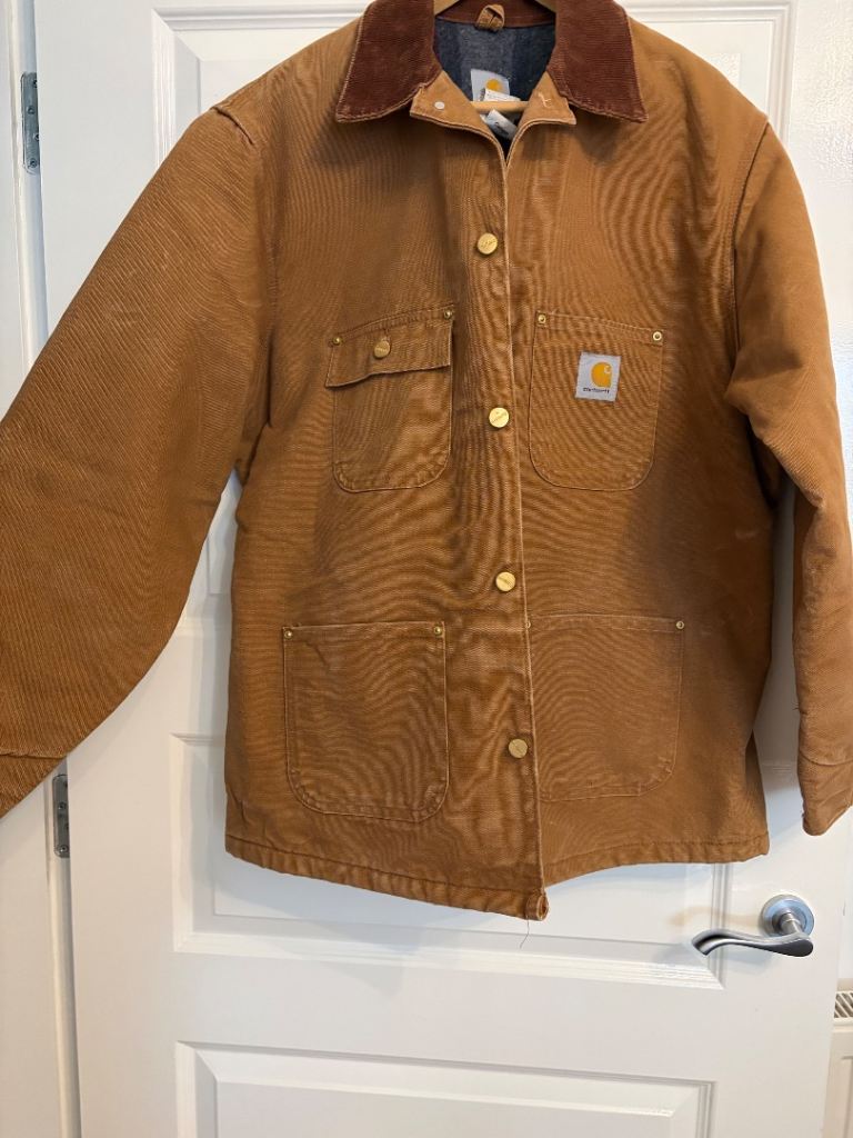 Carhartt Brown Canvas Work Jacket - Good Condition