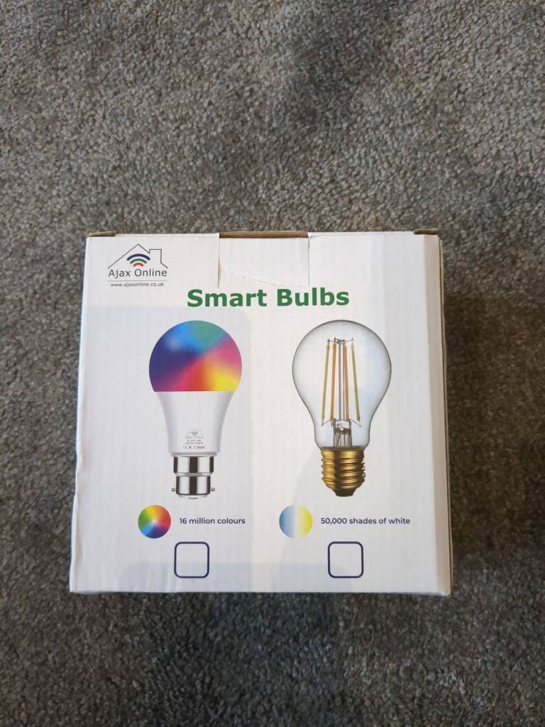 Ajax Online 7W Smart Bulbs, 2200-6500K