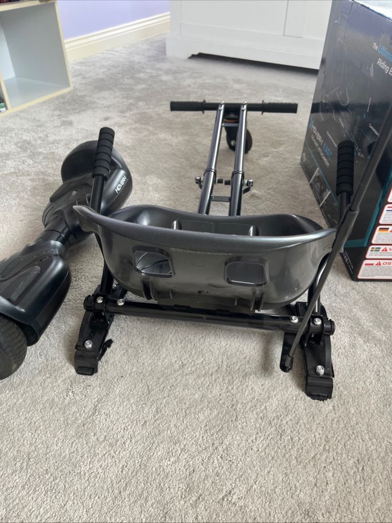 Hover-1 Hoverboard & Go-Kart Attachment – Black, Fair Condition