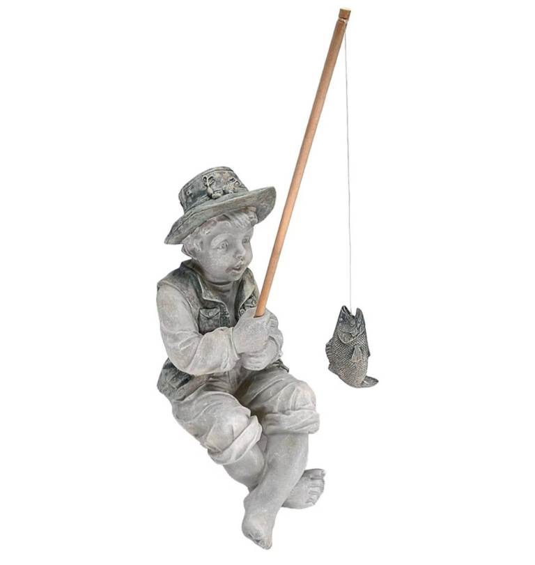 Little Fisherman Statue for sale