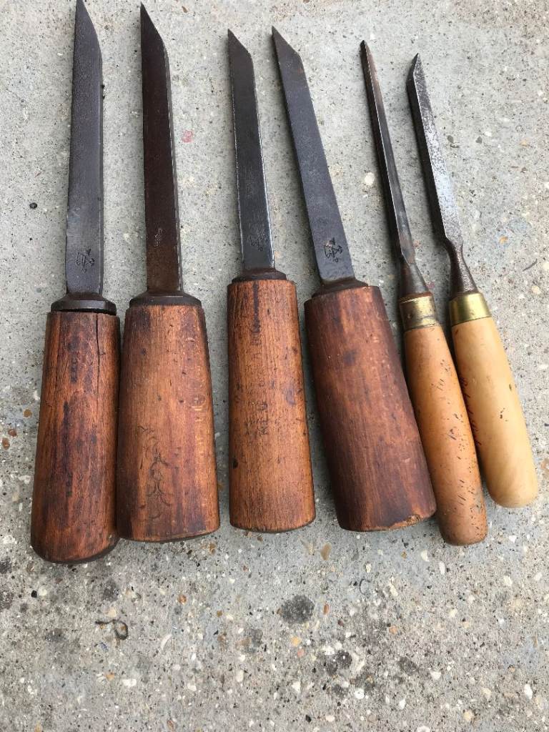 Set of 6 Mortice Chisels