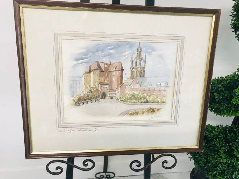 Original Watercolour – “The Black Gate, Newcastle upon Tyne” by Tom Winship (1985)