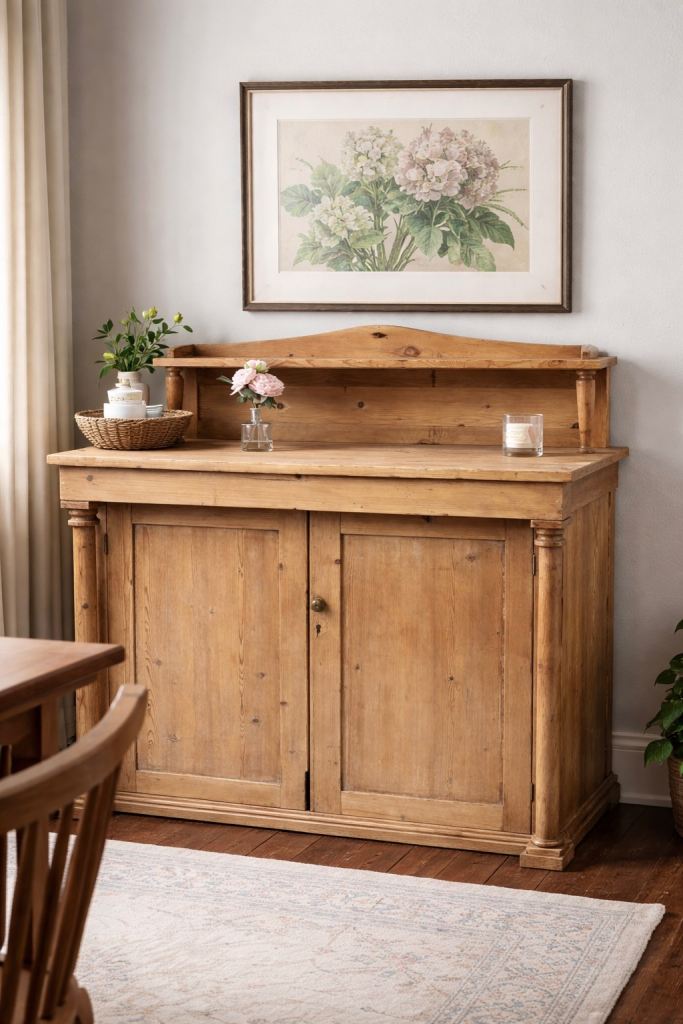 Stunning Victorian antique linen cupboard / sideboard / chiffonier 