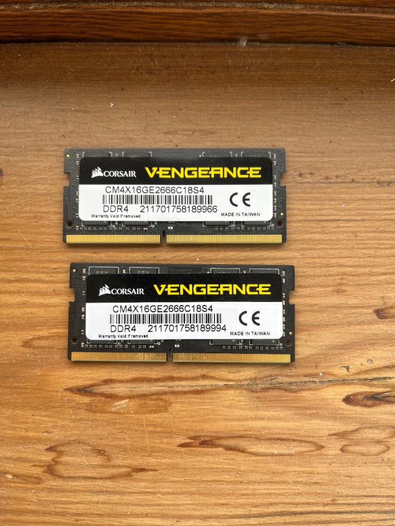 32GB Corsair Vengeance DDR4 Laptop RAM