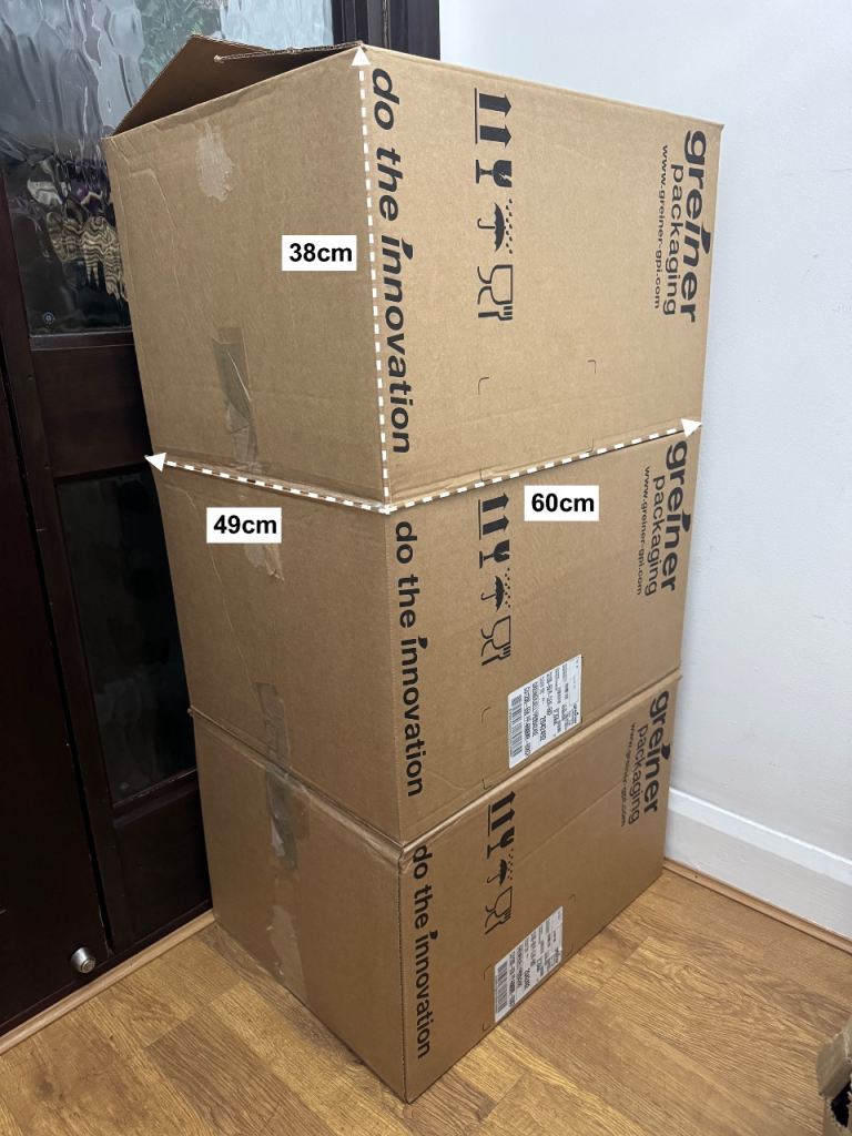 Cardboard Moving Boxes £2.50 PER BOX (30+ AVAILABLE)