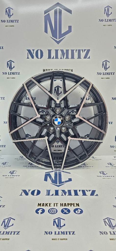 BRAND NEW BMW 20" 813m STYLE ALLOY WHEELS 3 SERIES 4 SERIES 5 SERIES STAGGERED 5x120 DIAMOND CUT