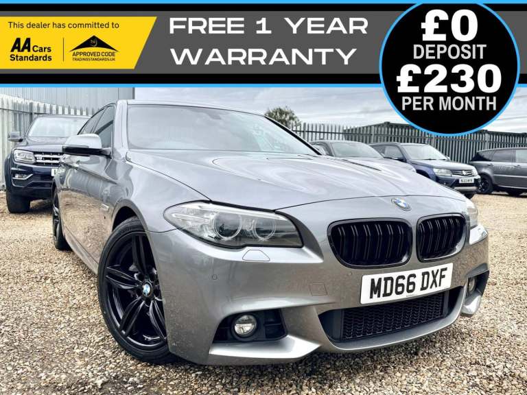 2016 BMW 5 Series 530d M Sport 4dr Step Auto SALOON DIESEL Automatic