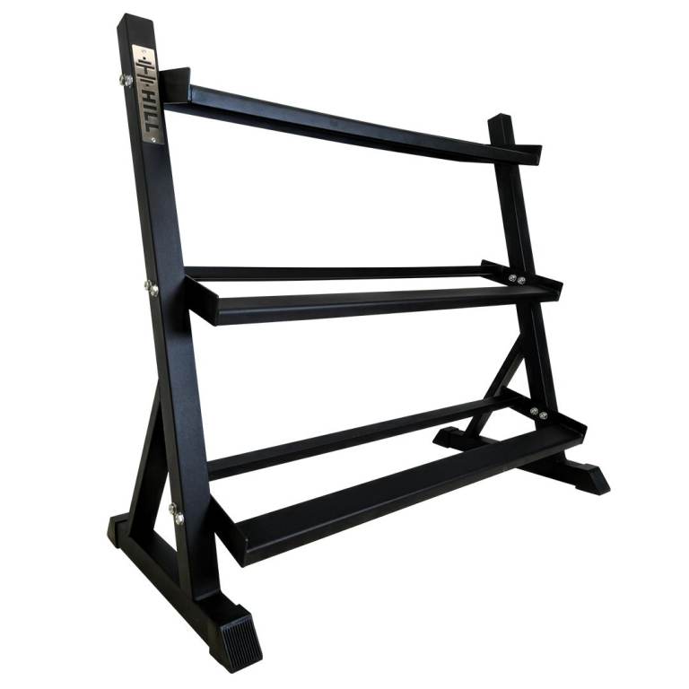 image for Athlete Series - 3 Tier Compact (8 Pair) Dumbbell Rack - Weights Gym