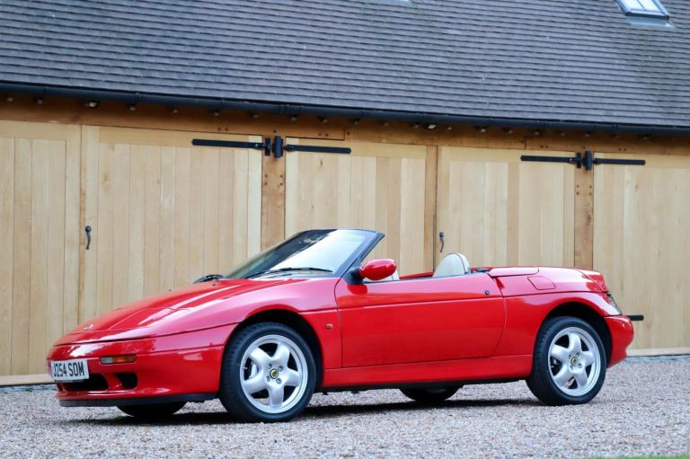 1991 Lotus Elan SE Turbo, 1991. Calypso Red with magnolia leather seats piped in