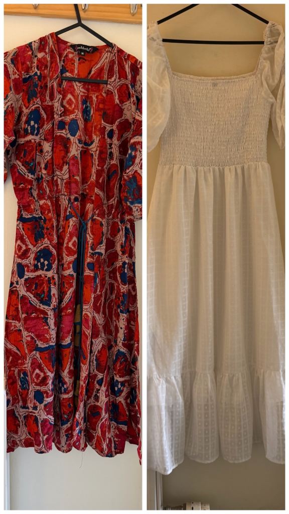 2 different dresses