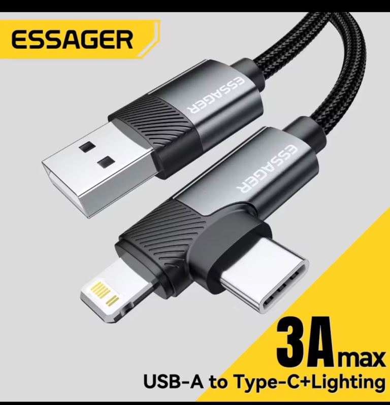 Mobile Cable 2-in-1 Right Angle Cable