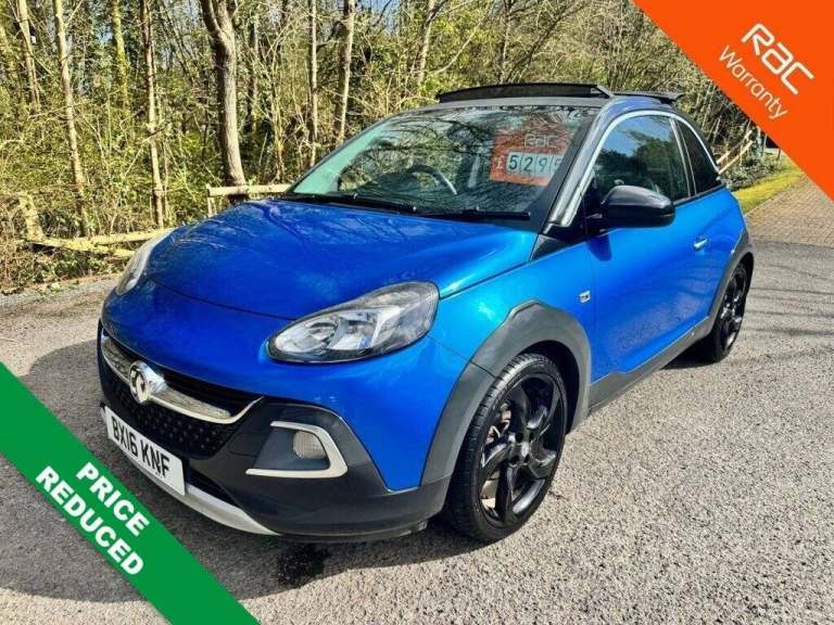 2016 Vauxhall ADAM 1.4i ROCKS AIR Hatchback 3dr Petrol Manual Euro 6 (87 ps) Hatchback Petrol Manual