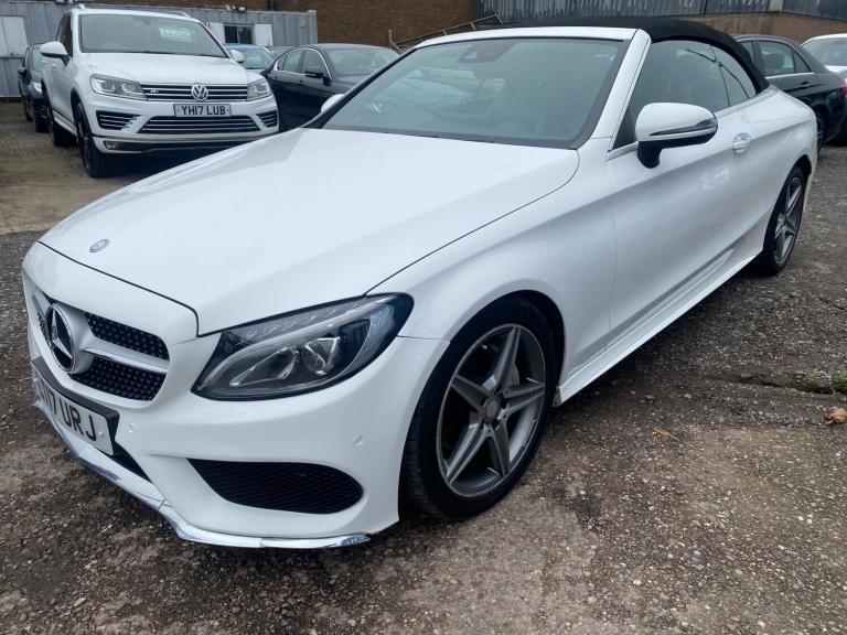 2017 Mercedes-Benz C Class 2.1 C220d AMG Line Cabriolet G-Tronic+ Euro 6 (s/s) 2dr CONVERTIBLE Di...