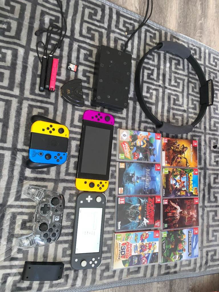 Nintendo Switch Fortnite Edition Bundle + Switch Lite, Games & Extras