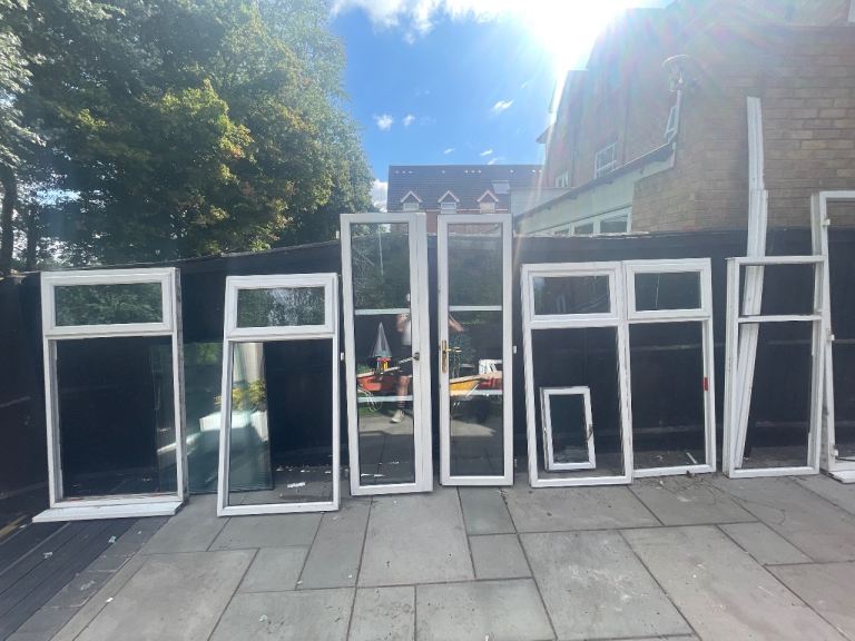 UPVC Double Glazed Windows and French Doors - Good Condition