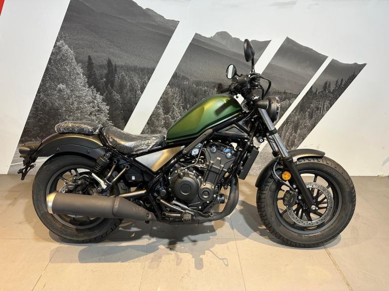 New Honda CMX 500 Rebel 2025 - Matt Green - Six Years Warranty 