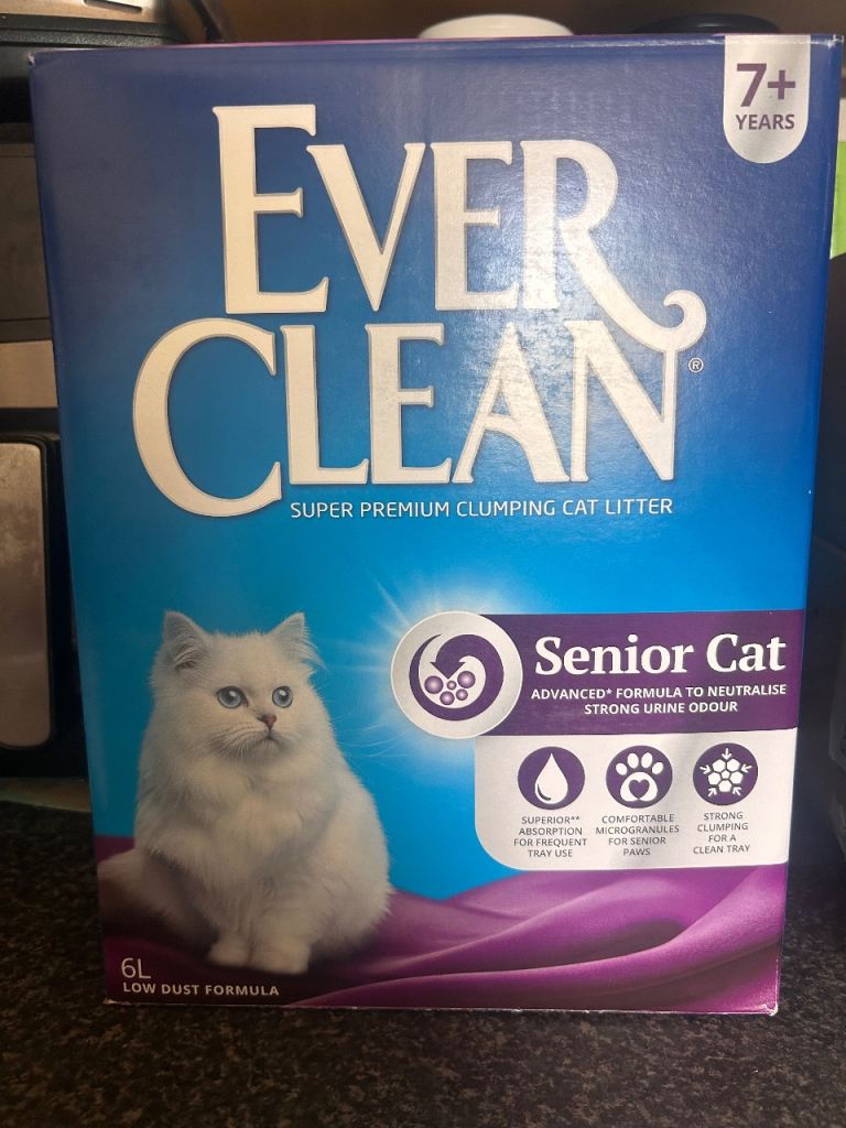 Everclean senior cat litter 6l 